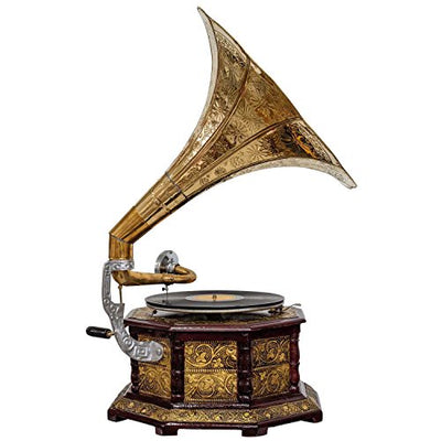 Gramophone Ancien <br> Or